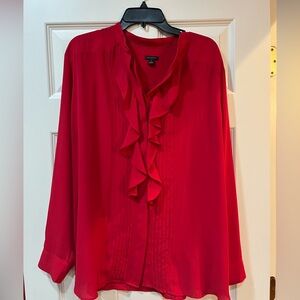 Ruffle Ann Taylor Top